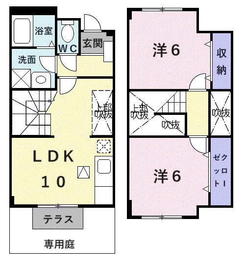 クリバーコート（105） 間取り図画像