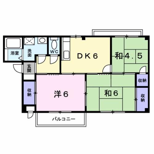 サンヴィレッジ上尾Ⅱ（202） 間取り図画像