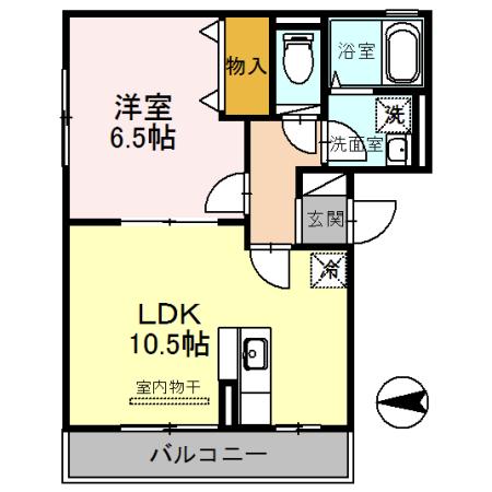 エスポワール（301） 間取り図画像