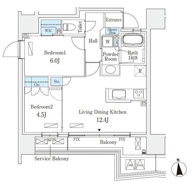 ＳＴＡＮＤＺ四天王寺前夕陽丘（1301） 間取り図画像