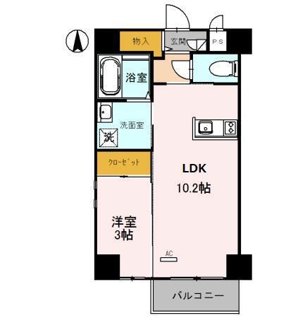 メゾンキコー今里（302） 間取り図画像