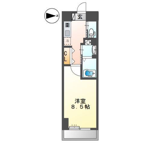 エイチ・ツーオー新深江 間取り図画像