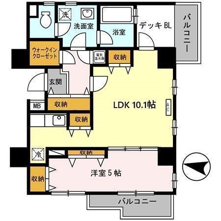 アースブルージュ（603） 間取り図画像