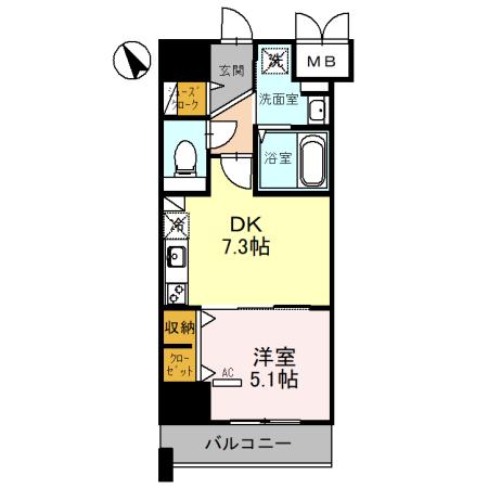 アウル三国ヶ丘（702） 間取り図画像