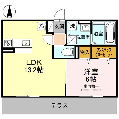 ル・フルーレ（102） 間取り図画像
