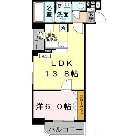 イーストキューブ（503） 間取り図画像