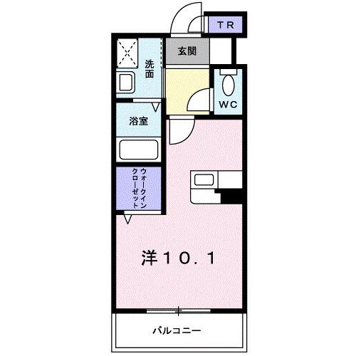 フロールマリポッサ（206） 間取り図画像
