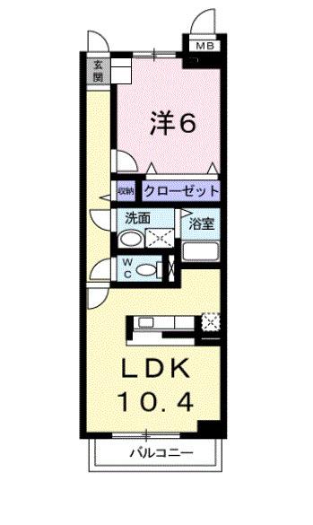 グランパレ（106） 間取り図画像