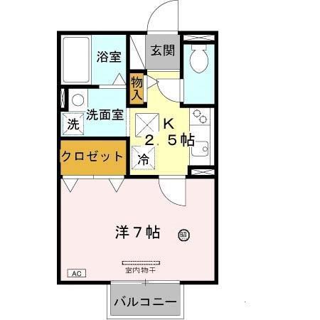 サンクレール志紀（106） 間取り図画像