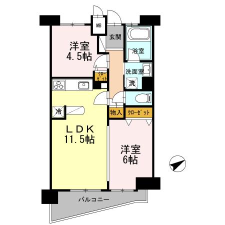 カスタリア阿倍野（0410） 間取り図画像