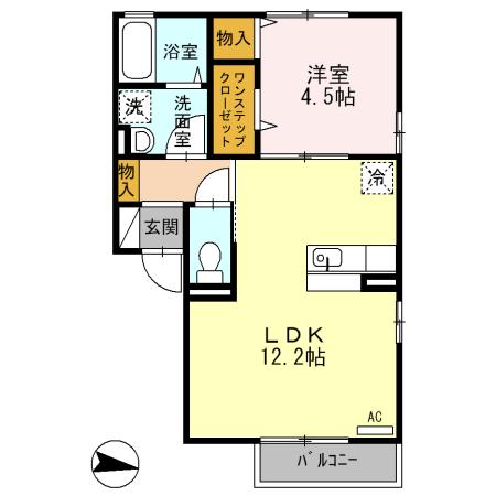 シャルムポポ（202） 間取り図画像