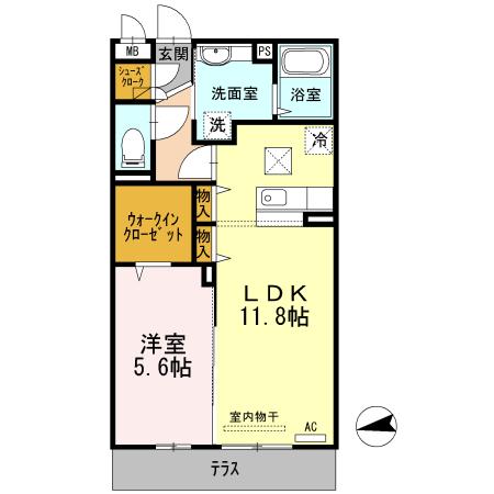 グラン ジュテ（107） 間取り図画像