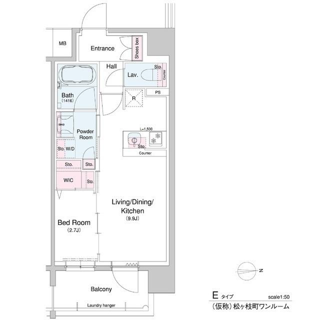 コンフォリア・リヴ南森町Q（0205） 間取り図画像