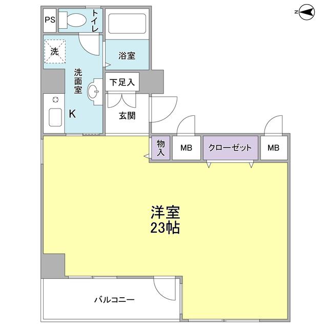 アスタ・ラ・ビスタ新梅田（601） 間取り図画像