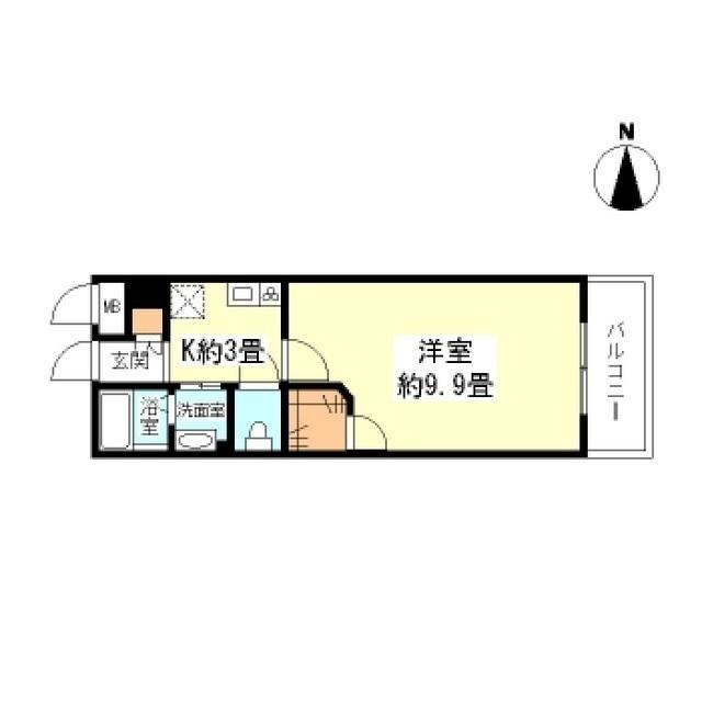 グレイスパルコート（409） 間取り図画像