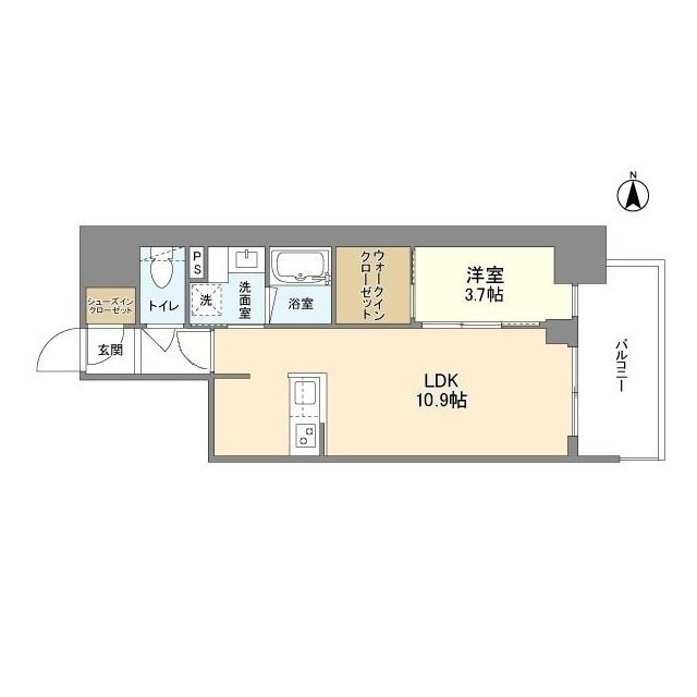 ＲＪＲプレシア南堀江（0808） 間取り図画像