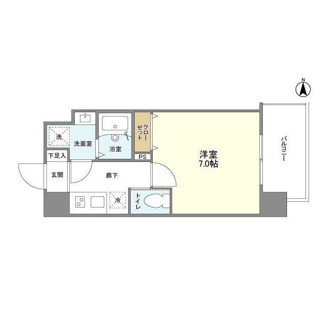 ＢＰＲレジデンス福島（0601） 間取り図画像