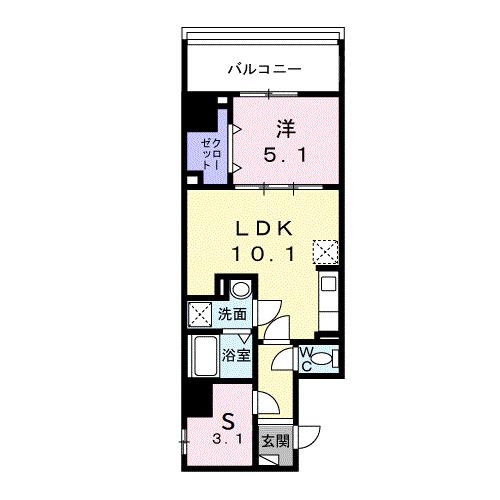 ネオ・ツリー・レジデンス難波（901） 間取り図画像