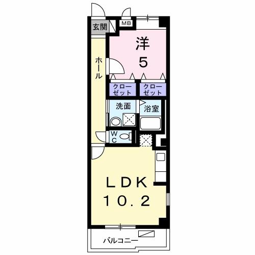 クレバーハウス（101） 間取り図画像