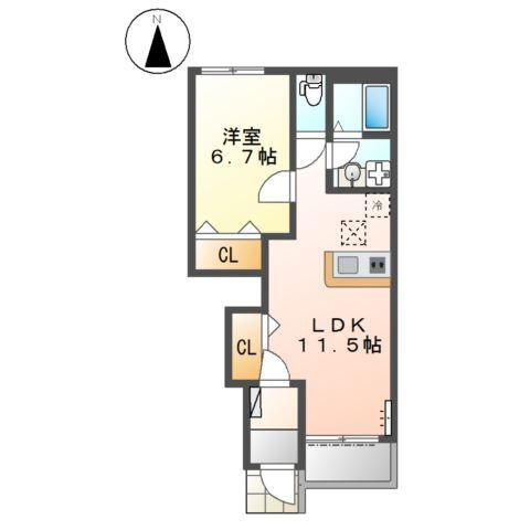 フェリオ　カーネ 間取り図画像