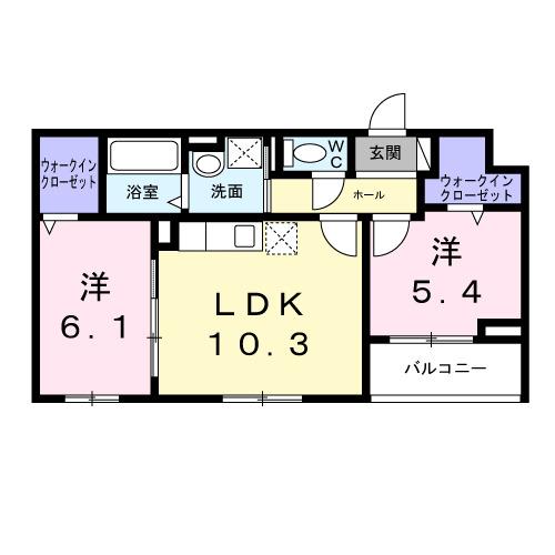 マーレ（202） 間取り図画像