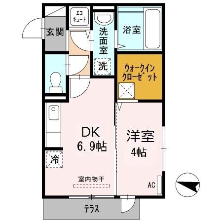 TREBINA AYAKA（103） 間取り図画像