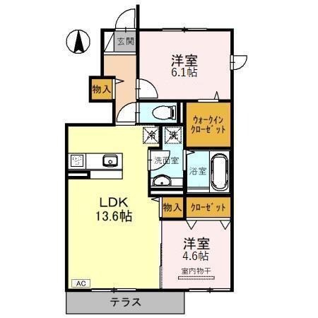 カーサリモーネ（101） 間取り図画像