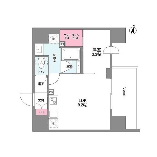 シーズンフラッツ中崎（0205） 間取り図画像
