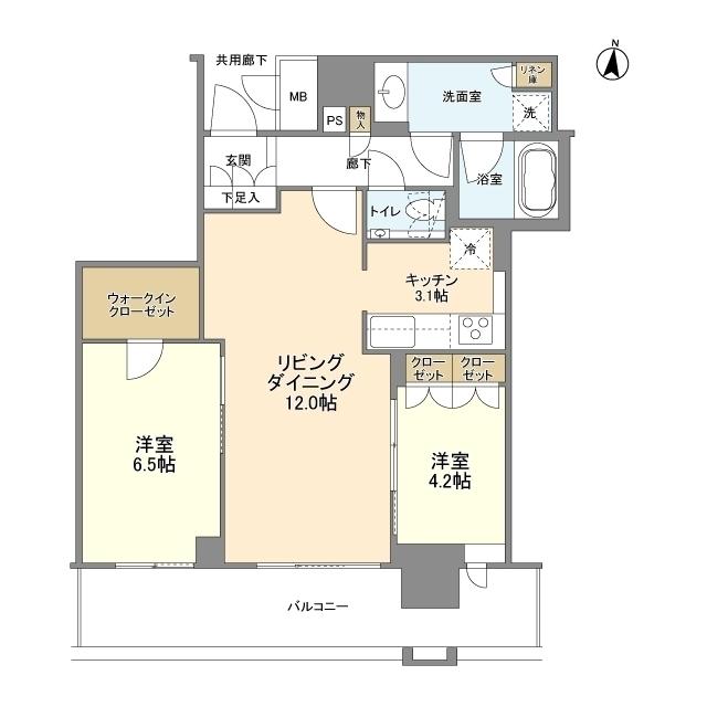 ブランズタワー梅田Ｎｏｒｔｈ（1107） 間取り図画像