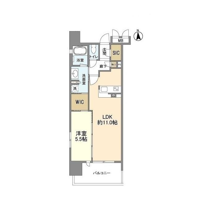 OPUS RESIDENCE SHINSAIBASHI SOUTH（0307） 間取り図画像
