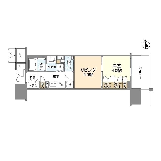 ブランズ大阪福島（0905） 間取り図画像