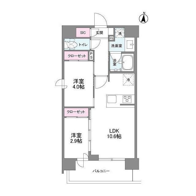 シーズンフラッツ新大阪ＳＯＵＴＨ（0404） 間取り図画像