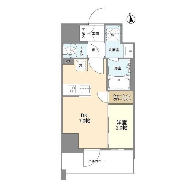 バウスフラッツ新大阪（0902） 間取り図画像