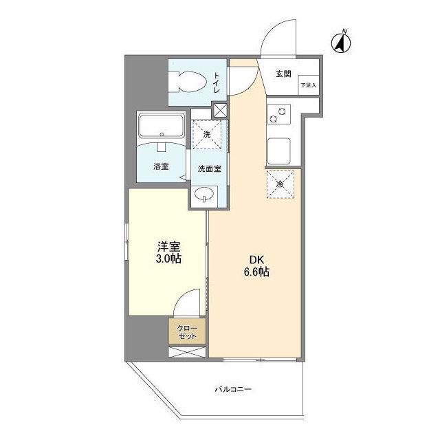 イルリッシュ西中島（ＩＬＥ　ＲＩＣＨＥ　ＮＩＳＨＩＮＡＫＡＪＩＭＡ）（0301） 間取り図画像