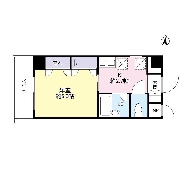 ヴィヴァーチェ（201） 間取り図画像