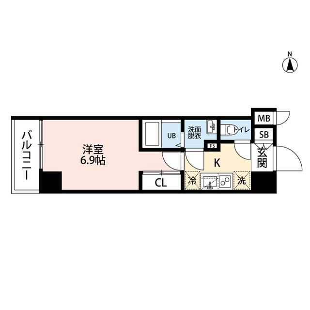 ヒルズパークサイド（403） 間取り図画像