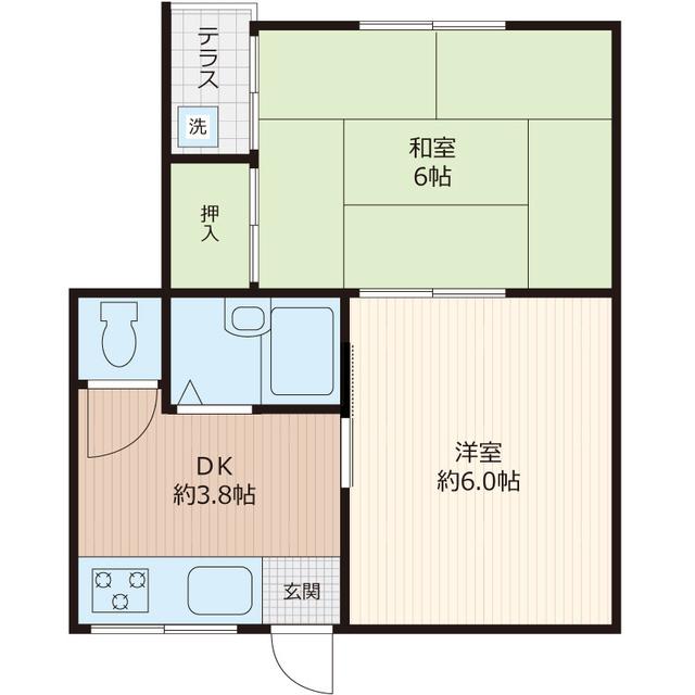 キャピタル住之江公園（103） 間取り図画像