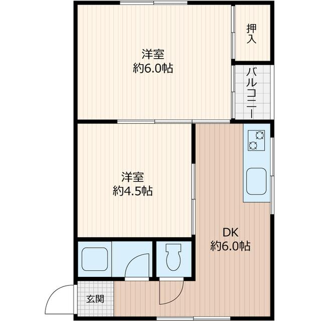 キャピタル住之江公園（403） 間取り図画像