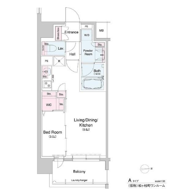 コンフォリア・リヴ南森町Q（1001） 間取り図画像