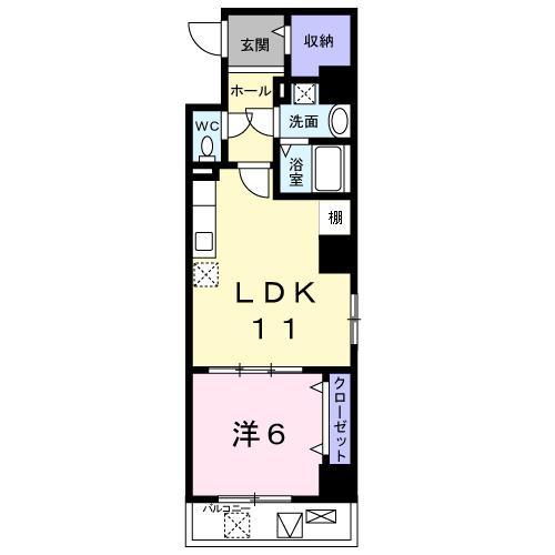 プレシャス（801） 間取り図画像