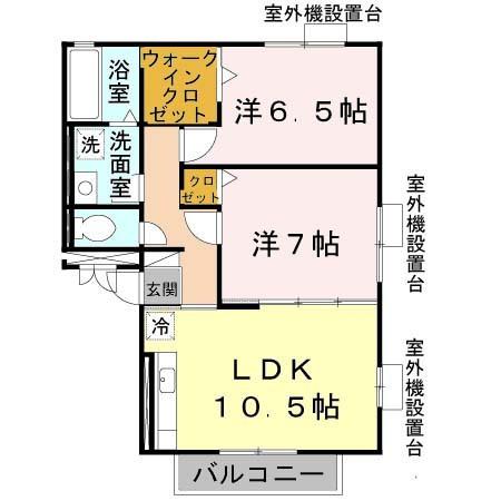 ソレイユ（202） 間取り図画像
