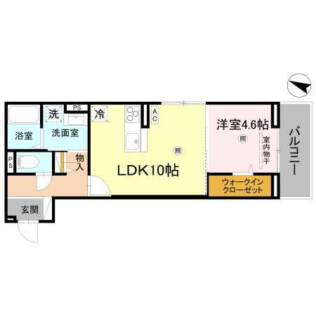 トリシアノーステラス（305） 間取り図画像