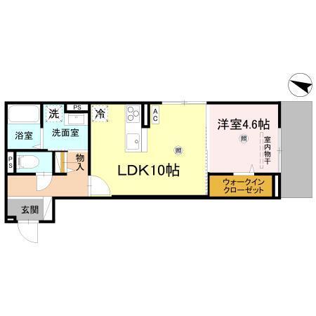 トリシアノーステラス（105） 間取り図画像