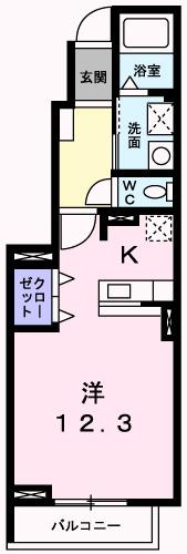 エスポワール（105） 間取り図画像