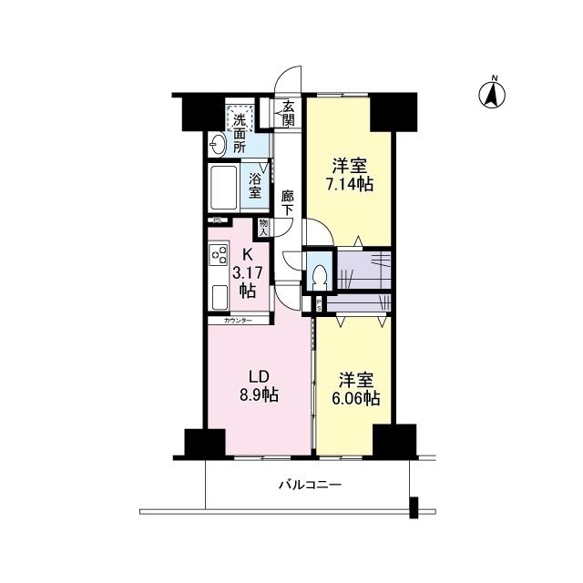 エスヴェール北梅田（0602） 間取り図画像