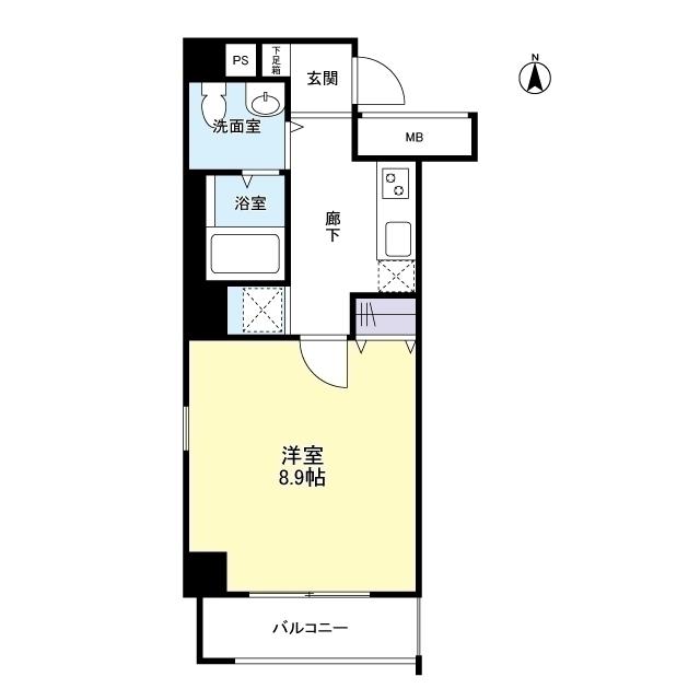 マティエール東梅田（501） 間取り図画像