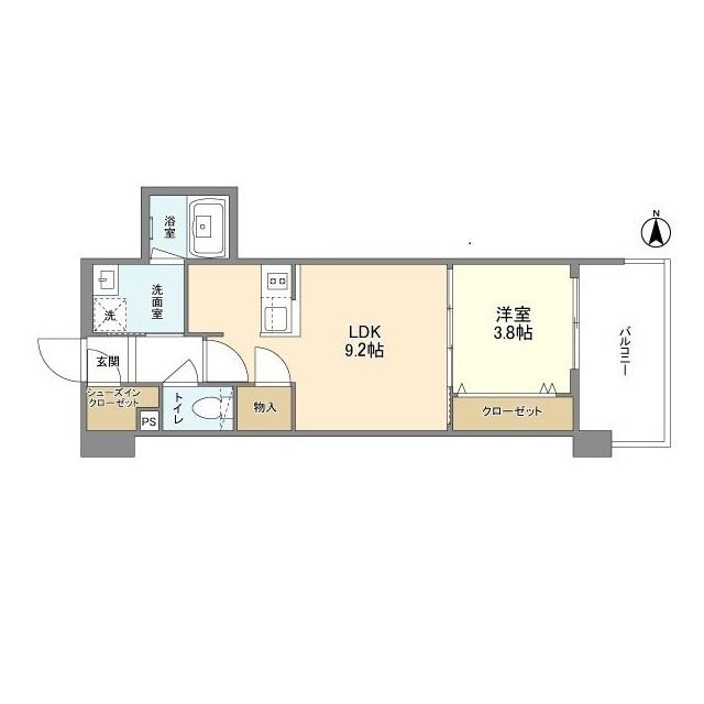 ＲＪＲプレシア南堀江（0505） 間取り図画像