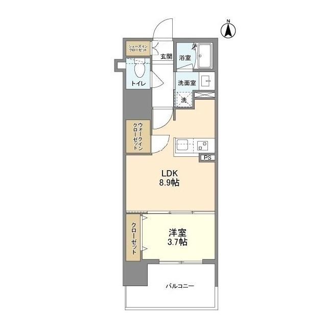 ＲＪＲプレシア南堀江（0702） 間取り図画像