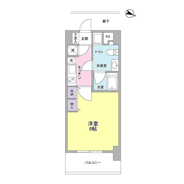 アプリーレ京町堀（0805） 間取り図画像