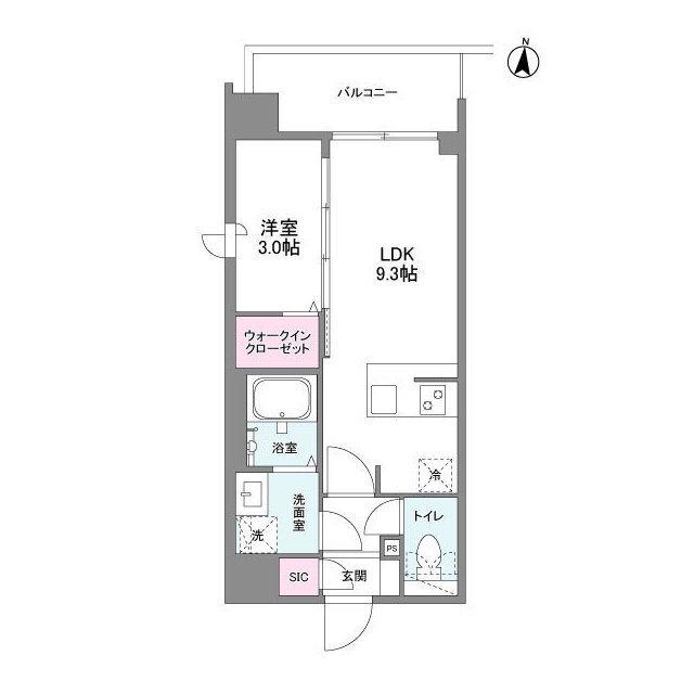 シーズンフラッツ新大阪ＳＯＵＴＨ（0801） 間取り図画像